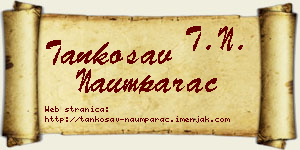 Tankosav Naumparac vizit kartica